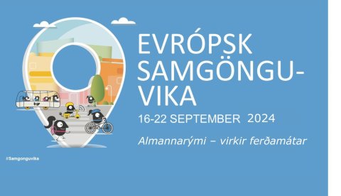 Evrópska samgönguvikan og Bíllausi dagurinn 2024